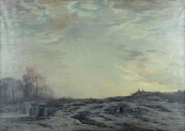 louis-henri-foreau-1923-le-soir-fortifications-art-print-fine-art-reproduction-wall-art