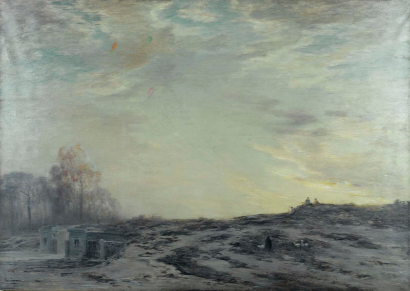 louis-henri-foreau-1923-le-soir-fortifications-art-print-fine-art-reproduction-wall-art