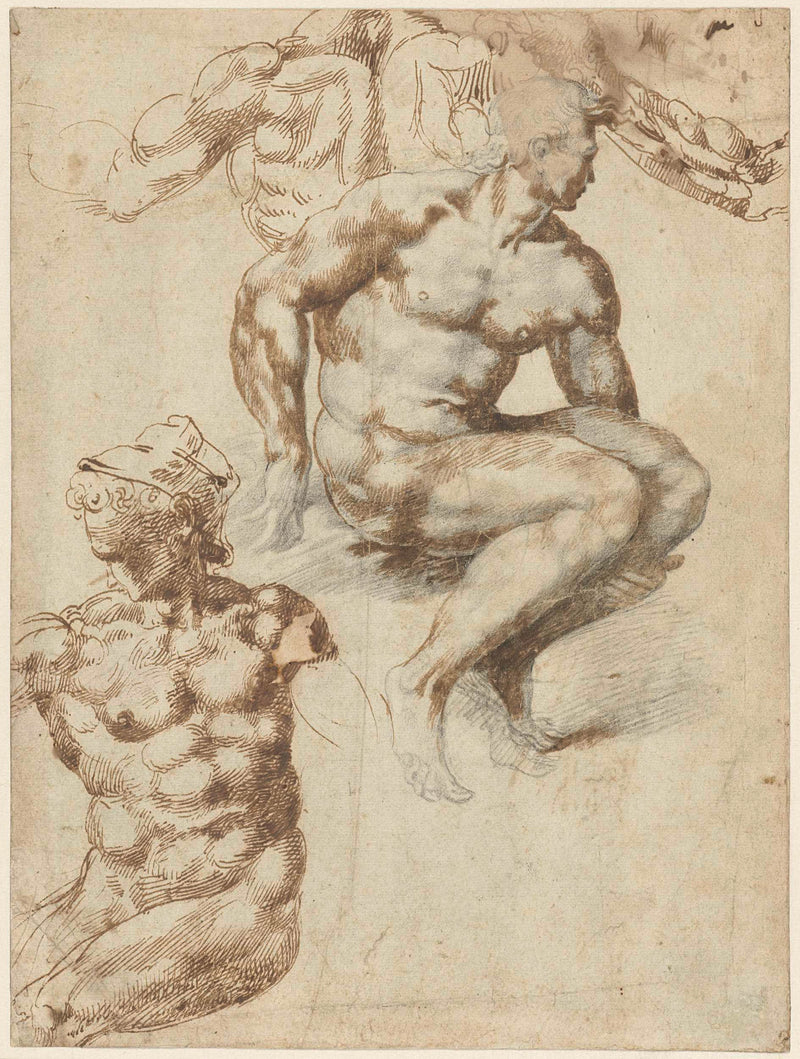 michelangelo-1485-two-nudes-and-a-back-art-print-fine-art-reproduction-wall-art-id-asanl5jrc