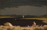 马丁·约翰逊·海德1859年，接近雷雨，艺术印刷，精美的艺术复制品，壁画，艺术编号，asb7g57h4