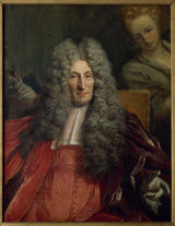 ニコラ・ド・ラルジリエール-1702年-シャルル・ブーシェ・ドーセー州知事の肖像-1700年から1708年まで-断片アート-プリント-ファインアート-複製-ウォールアート