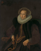 цорнелис-кетел-1605-портрет-гриете-јацобсдр-ван-рхијн-супруга-јацоба-арт-принт-фине-арт-репродукција-зид-арт-ид-асде999дц