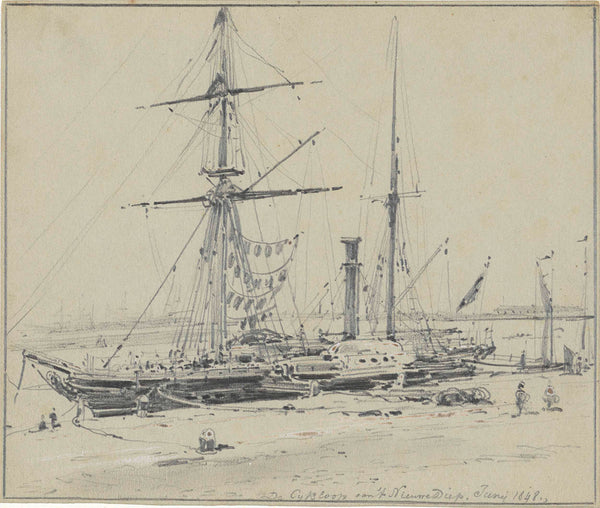 pieter-van-loon-1848-the-cykloop-to-the-nieuwediep-art-print-fine-art-reproduction-wall-art-id-asds1agjk