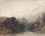 ernest-ciceri-1800-fjellsjø-i-skyggen-av-mørke-trær-out-art-print-fine-art-reproduction-wall art-id-aseizabfo