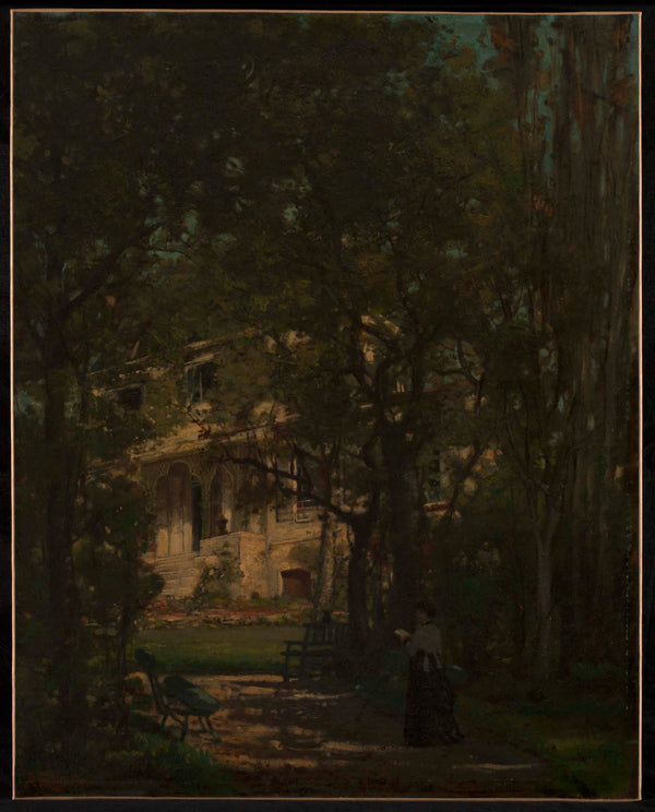 alexandre-jean-joseph-falguiere-1880-artist-cottage-art-print-fine-art-reproduction-wall-art