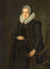 nieznany-1616-portret-Margarity-Cassier-sztuka-drukowana-reprodukcja-dzieł sztuki-sztuka-ścienna-id-asergyt6o