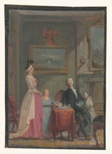 sconosciuto-1700-famiglia-gruppo-in-interior-art-print-riproduzione-d'arte-wall-art-id-asfjycjwk