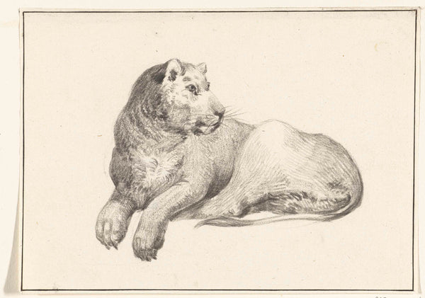 jean-bernard-1775-reclining-lion-the-head-rotated-to-the-right-art-print-fine-art-reproduction-wall-art-id-asfrcjlvd