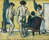 哈拉爾德·吉爾辛-1909-巴黎藝術的審判印刷美術複製品牆藝術 id-asg4mslc6
