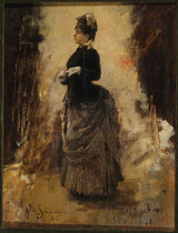 paul-sinibaldi-1886-naine-eemaldades-kinda-kunstitrükk-peen-kunsti-reproduktsioon-seinakunst