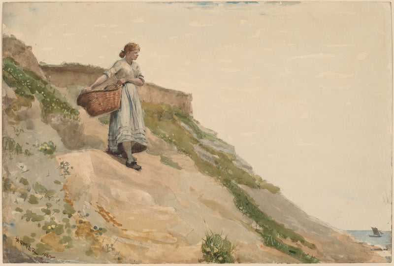 winslow-homer-1882-girl-carrying-a-basket-art-print-fine-art-reproduction-wall-art-id-asg75ts4k