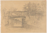 jozef-izraels-1834-most-na-d-rowie-druk-sztuka-reprodukcja-dzieł sztuki-sztuka-ścienna-id-ashkz98e8