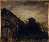 louis-godefroy-jadin-1828-abside-sfântul-pierre-de-montmartre-print-art-reproducție-de-perete
