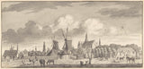 hendrik-spilman-1733-view-of-haarlem-from-northwest-art-print-fine-art-reproduction-wall-art-id-asl1dhokw