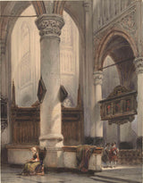 johannes-bosboom-1839-delft-art-print-fine-art-reproduction-wall-art-id-asla9bx3g의-새-교회-인테리어