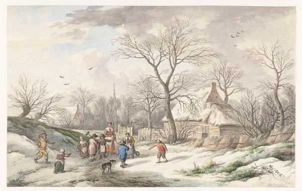 jan-van-der-meer-ii-1705-woman-with-a-group-of-children-outside-a-village-art-print-fine-art-reproduction-wall-art-id-asll8z0gr