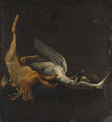 elias-vonck-1630-stilleben-med-harehäger-och-andra-fåglar-konsttryck-konst-reproduktion-väggkonst-id-aslrpdgd6