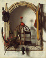 christoffel-pierson-1660-nicho-with-falconry-gear-art-print-fine-art-reproducción-wall-art-id-asmumeplt