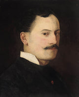 wilhelm-leibl-1876-the-họa sĩ-julius-bodenstein-nghệ thuật-in-mỹ thuật-tái sản xuất-tường-nghệ thuật-id-asnhpad59