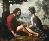 jan-sanders-van-hemessen-1550-allegorisk-scene-muligvis-personificeringen-af-poesien-med-en-digter-kunst-print-fine-art-reproduction-wall-art-id-asoh92wp7