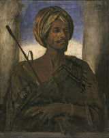 franz-von-lenbach-1876-porträtt-av-ett-arabiskt-konsttryck-finkonst-reproduktion-väggkonst-id-asoharp1h