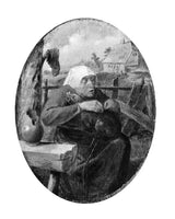 阿德里安·布勞威爾-1626-一個農婦從狗身上摘跳蚤藝術印刷品精美藝術複製品牆藝術 id-asozvjvfs