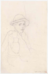 Joseph-以色列-1834-帶帽子的小男孩藝術印刷精美藝術複製品牆藝術 id-aspcrybvl