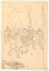 johan-braakensiek-1868-fisticuffs-street-with-toesnellende-agents-art-print-fine-art-reproduction-wall-art-id-aspns8a2g