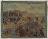 克劳德·查尔斯·布尔戈尼耶 1910 年第 12 区军事杂志艺术印刷美术复制品墙艺术草图