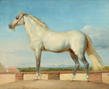 johann-peter-krafft-1850-schimmel-voor-een-onder-muur-kunstprint-fine-art-reproductie-muurkunst-id-asrmgobpc