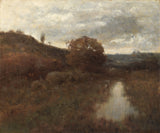 alexander-h-wyant-1880-mùa thu-phong cảnh-và-hồ bơi-nghệ thuật in-mỹ thuật-sản xuất-tường-nghệ thuật-id-ass8dd845