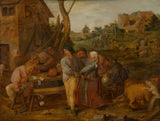 adriaen-brouwer-1626-döyüşən kəndlilər-art-çap-incə-art-reproduksiya-divar-art-id-ass92297f