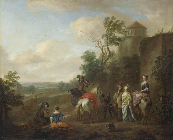 karel-van-falens-1700-hunting-party-art-print-fine-art-reproduction-wall-art-id-asuzfkqor