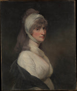 約翰·霍普納-1799-托馬斯·佩切爾-夏洛特-克拉弗林夫人的肖像-1841 年去世-藝術印刷品美術複製品牆藝術 id-asvkernyf