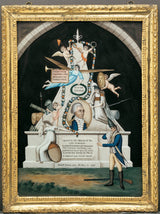 未知 1800 年他的國家之父藝術印刷品美術複製品牆藝術 id-asvus8fo3