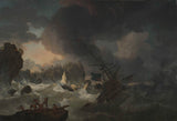 hendrik-kobell-1775-scheepswrak-art-print-fine-art-reproductie-wall-art-id-asvwpjche