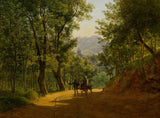 约瑟夫·雷贝尔1827-意大利乡村艺术印刷精美的艺术复制品-壁画-艺术-asw311op8