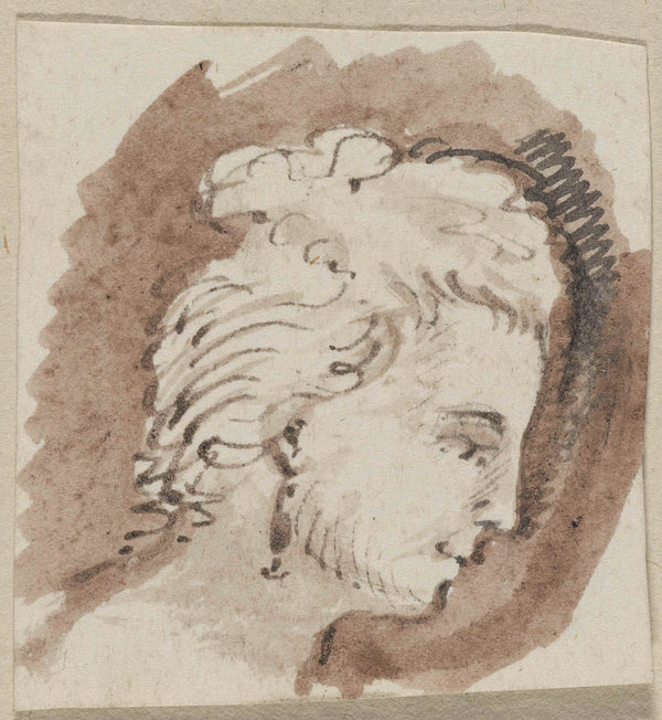unknown-1700-head-of-a-woman-in-profile-art-print-fine-art-reproduction-wall-art-id-asxr6xixk