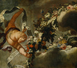 彼得·斯特鲁德1699樱桃与花环和横幅的艺术印刷精美的艺术再现墙艺术id-asz6txhhv