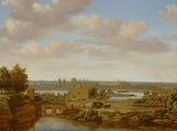 joris-van-der-haagen-1649，全景图，靠近阿纳姆，带有莱茵门艺术印刷精美的艺术复制品-艺术壁画-aszl32ied