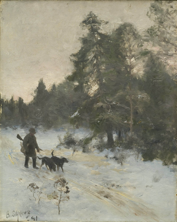 bruno-liljefors-1891-the-hunter-art-print-fine-art-reproduction-wall-art-id-aszxx5j0a