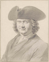 cornelis-pronk-1735-självporträtt-konsttryck-finkonst-reproduktion-väggkonst-id-at2v8384u