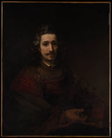rembrandt-van-rijn-1660-người đàn ông với-kính lúp-nghệ thuật-in-tinh-nghệ-tái tạo-tường-nghệ thuật-id-at30ja4s2