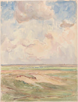 frans-smissaert-1872-paisagem-com-gado-em-um-campo-gramado-impressão-de-arte-reprodução-de-finas-artes-art-de-parede-id-at6mvpdgf