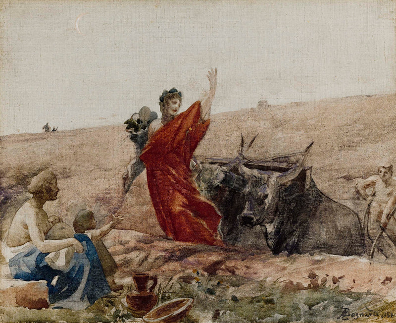 albert-paul-albert-besnarddit-besnard-albert-paul-albert-besnard-1880-sketch-for-the-wedding-room-of-the-town-hall-of-the-19th-district-of-the-city-of-paris-ceres-abundance-encouraging-work-art-print-fine-art-reproduction-wall-art