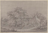adrianus-de-visser-1772-kmečka hiša-na-makadamski-umetnostni-tisk-fine-art-reproduction-wall-art-id-at76bznsu