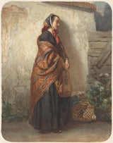 maurits-leon-1848-kvinna-stående-med-gitarrkonsttryck-finkonst-reproduktion-väggkonst-id-at7kcy472