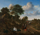 adriaen-van-de-velde-1667-par-i-ett-landskapskonsttryck-finkonst-reproduktion-väggkonst-id-at7sv1d23