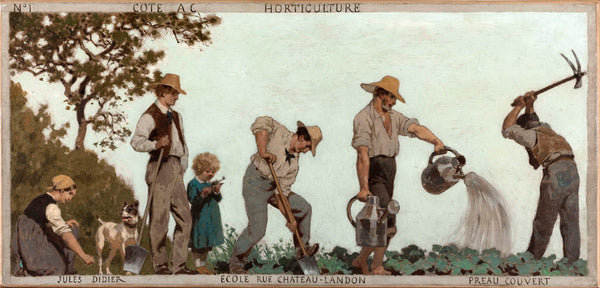jules-didier-1881-horticulture-sketch-for-the-school-of-chateau-landon-street-10th-arrondissement-of-paris-art-print-fine-art-reproduction-wall-art