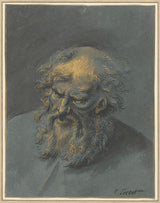 цорнелис-троост-1706-глава-старац-човек-с брадом-апостол-или-филозоф-уметност-штампа-ликовна-репродукција-зид-уметност-ид-ат8и7иакф
